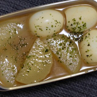 【みそ消費】ほくほく大根とゆで卵の味噌煮